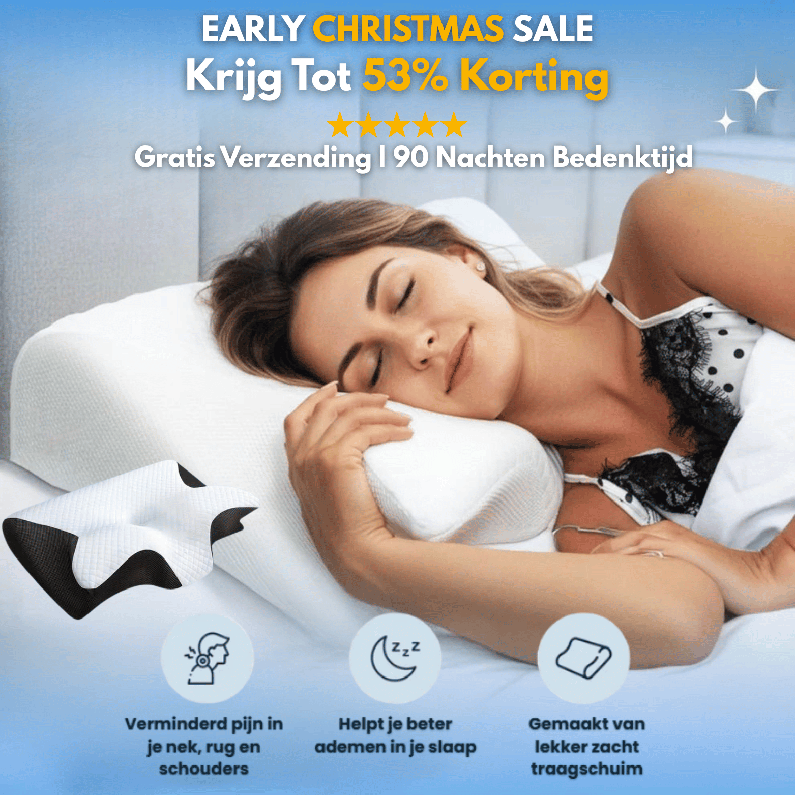 ESSTEEM Memory Foam Nekkussen