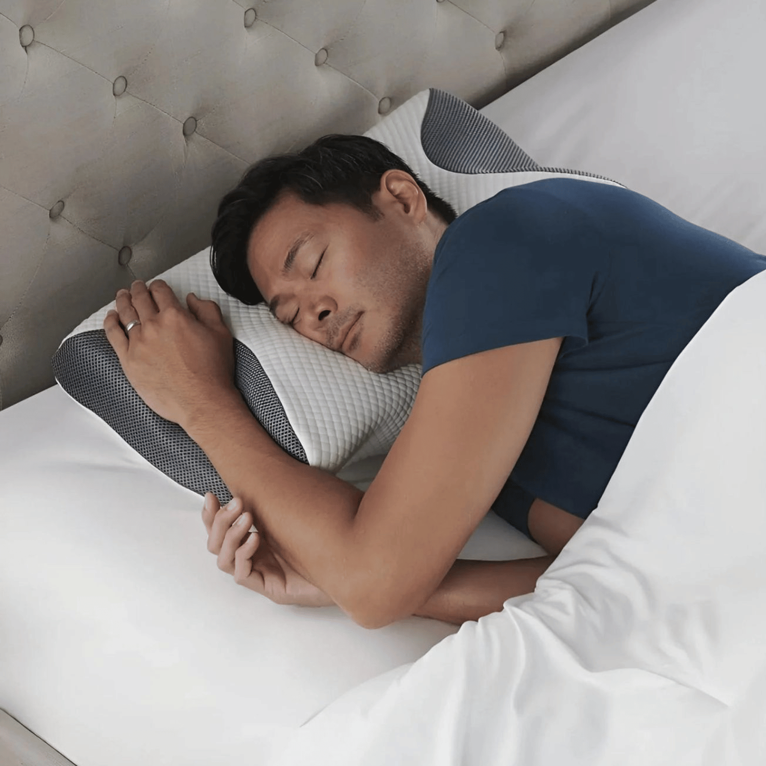 ESSTEEM™ Memory Foam Nekkussen – Eindelijk pijnvrij en uitgerust wakker worden!