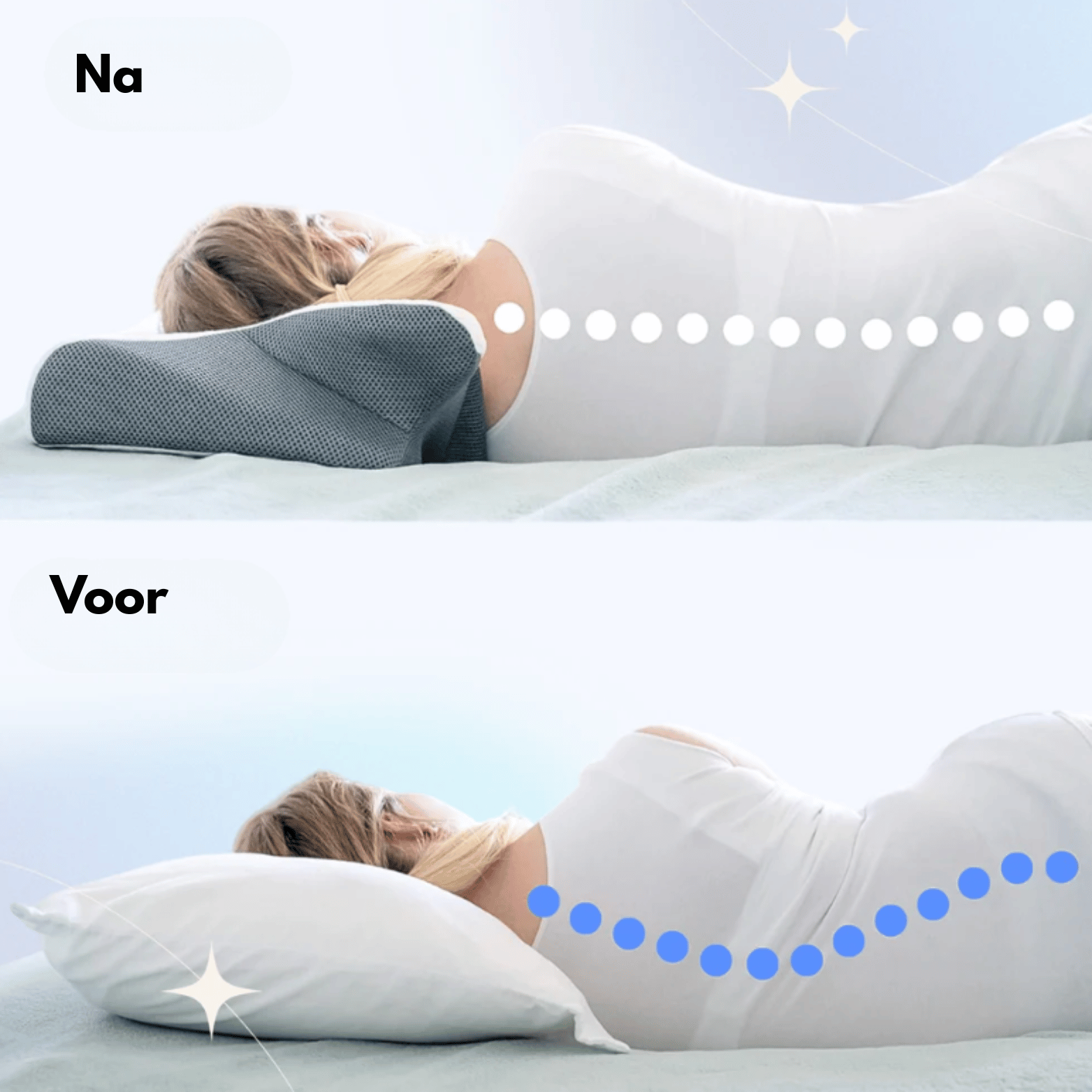 ESSTEEM™ Memory Foam Nekkussen – Eindelijk pijnvrij en uitgerust wakker worden!